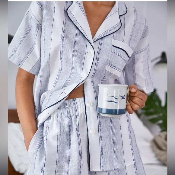 Madewell Other - 😊madewell x Parachute® Striped Oversized Pajama Top